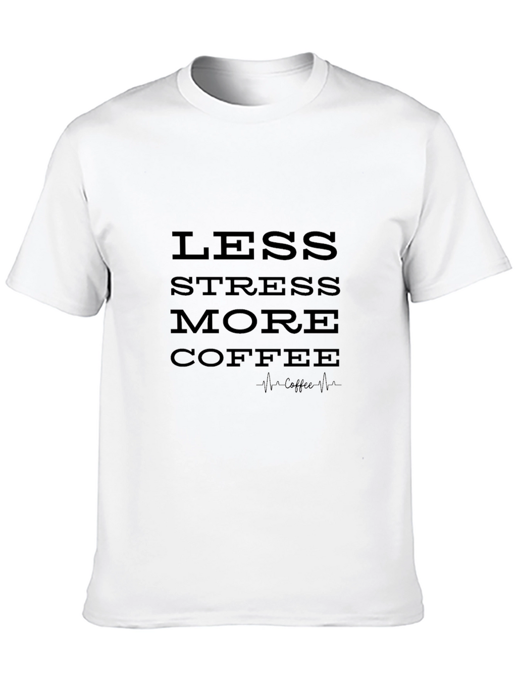 Less Stress More Coffee Graphic Tee