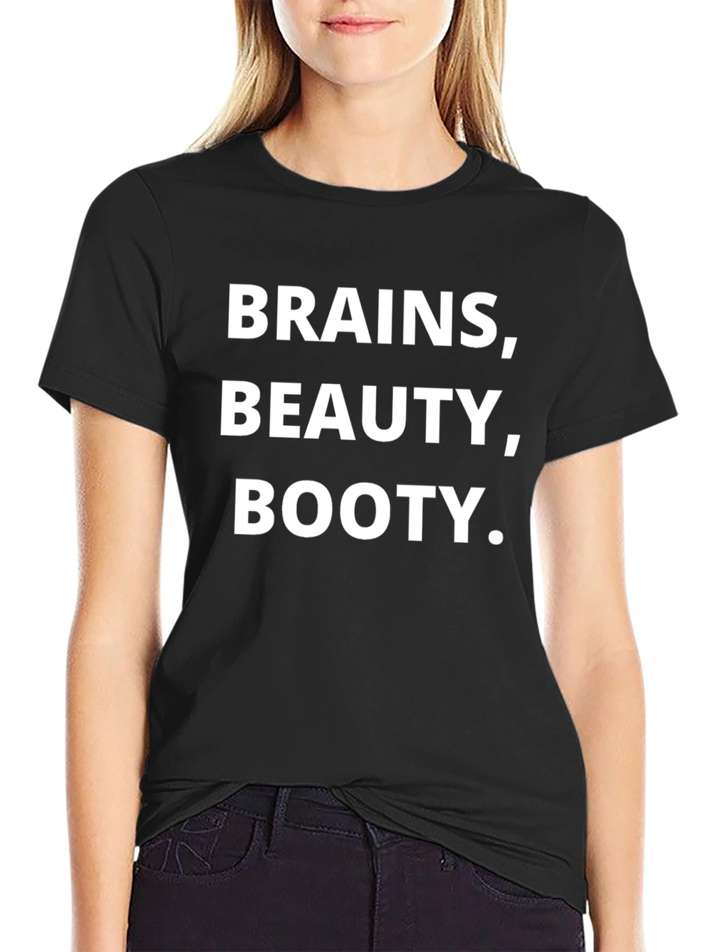 Brains Beauty Booty Graphic Tee