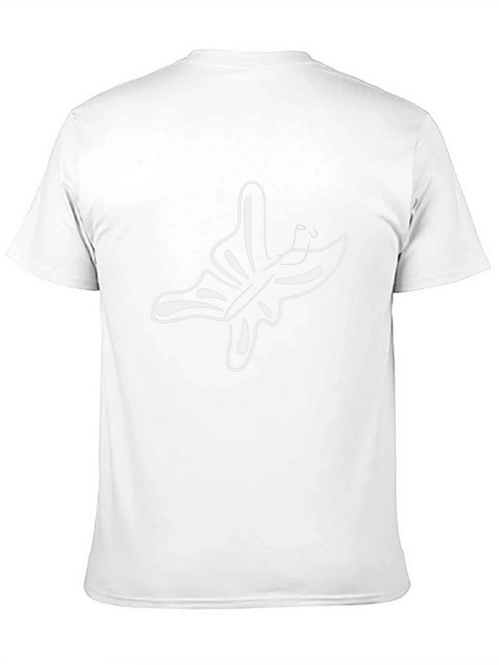 Butterfly Graphic Black T-Shirt for Men