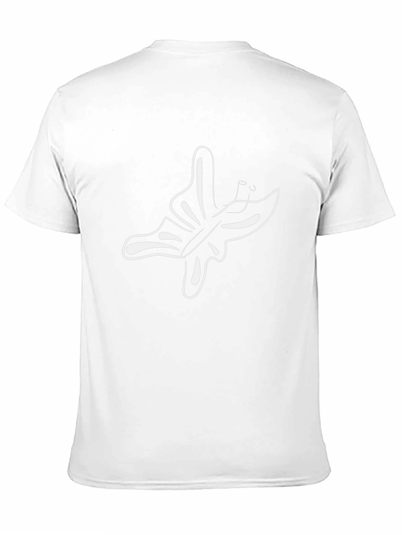 Butterfly Graphic Black T-Shirt for Men