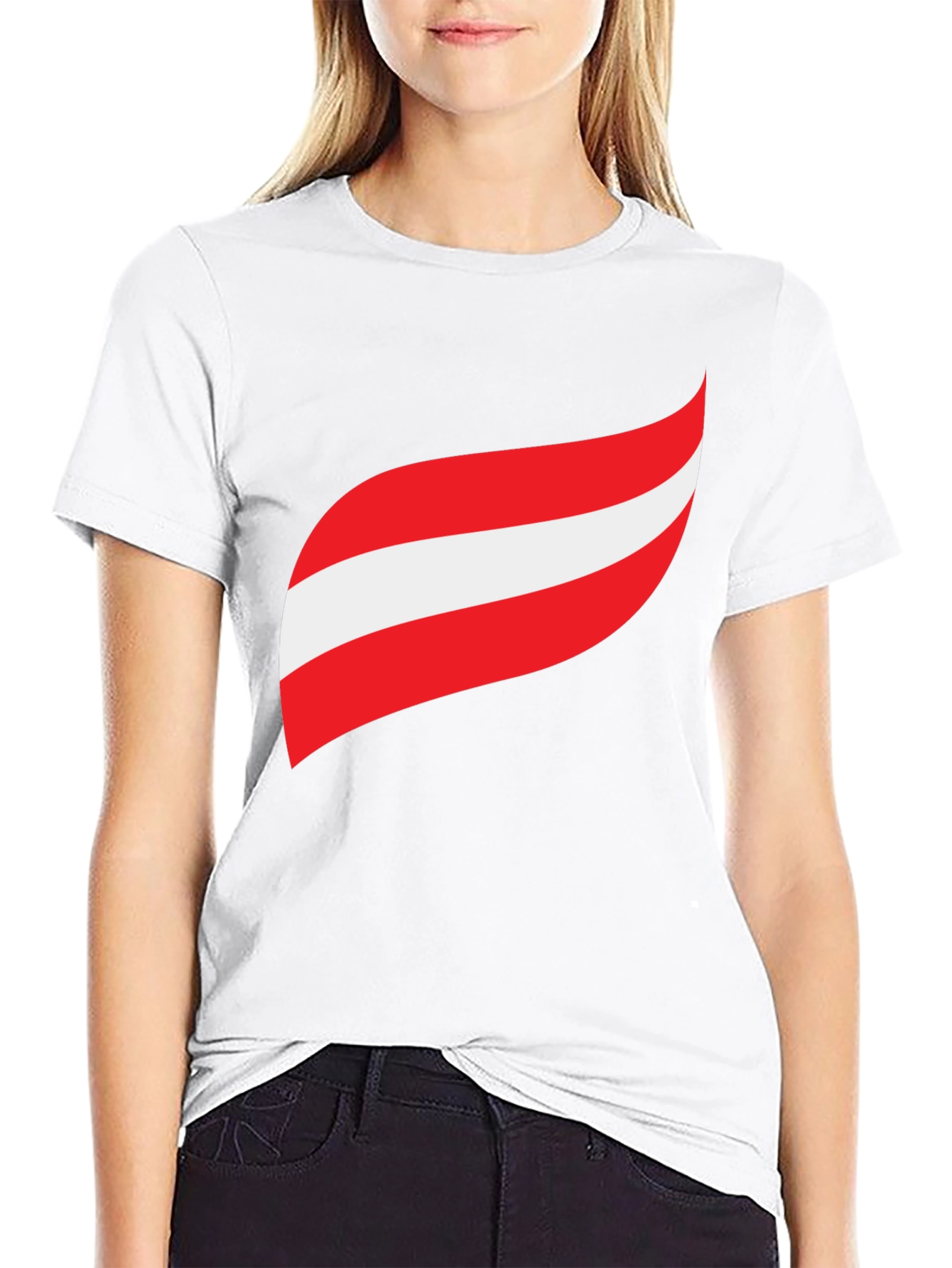 Austria Flag Inspired Graphic T-Shirt