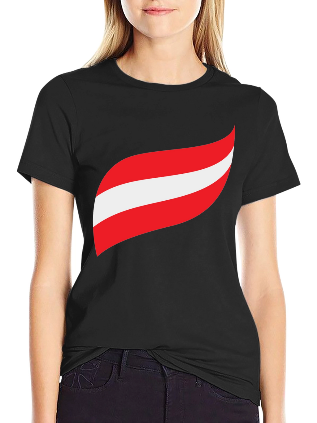 Austria Flag Inspired Graphic T-Shirt