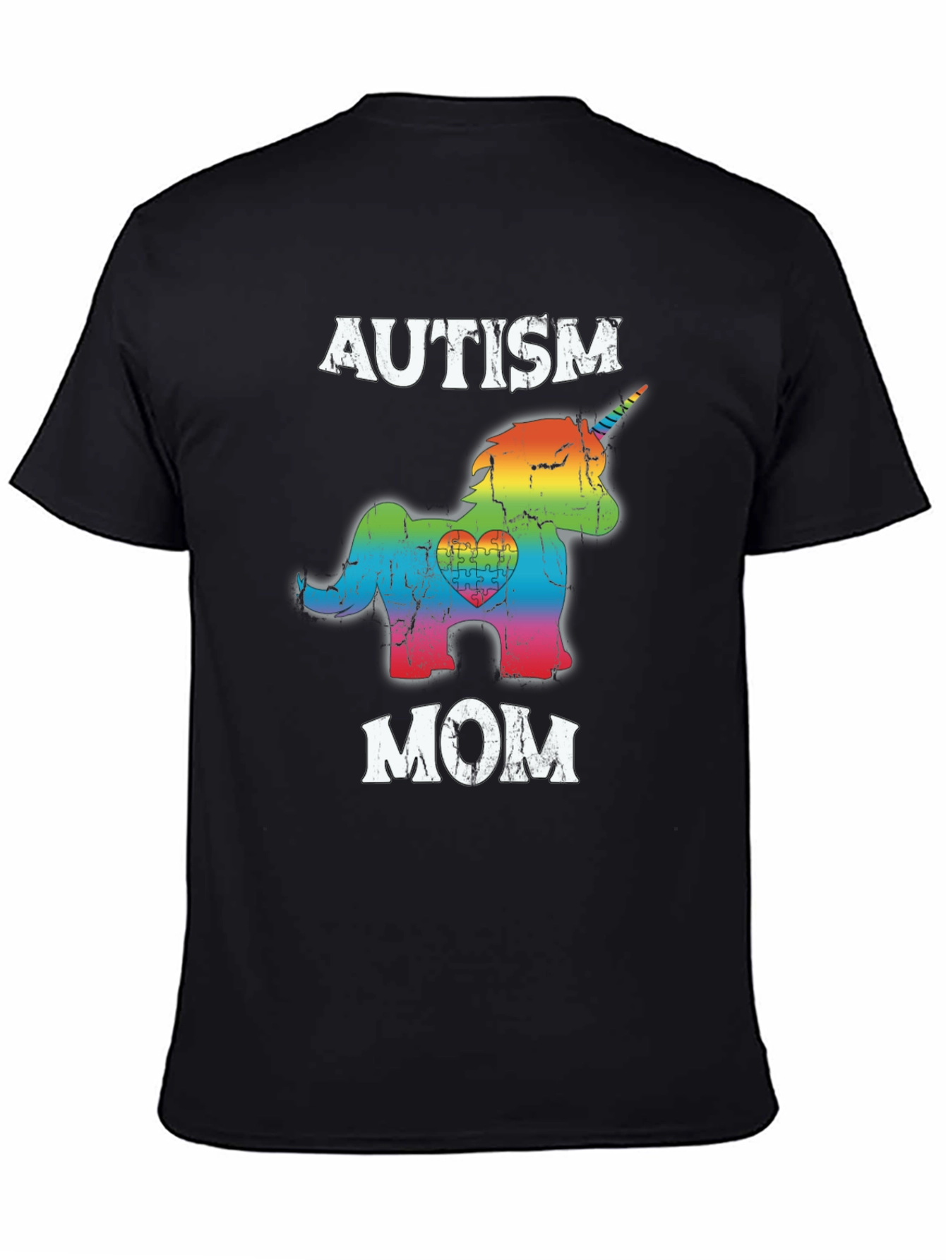 Autism Mom Unicorn Graphic Tee