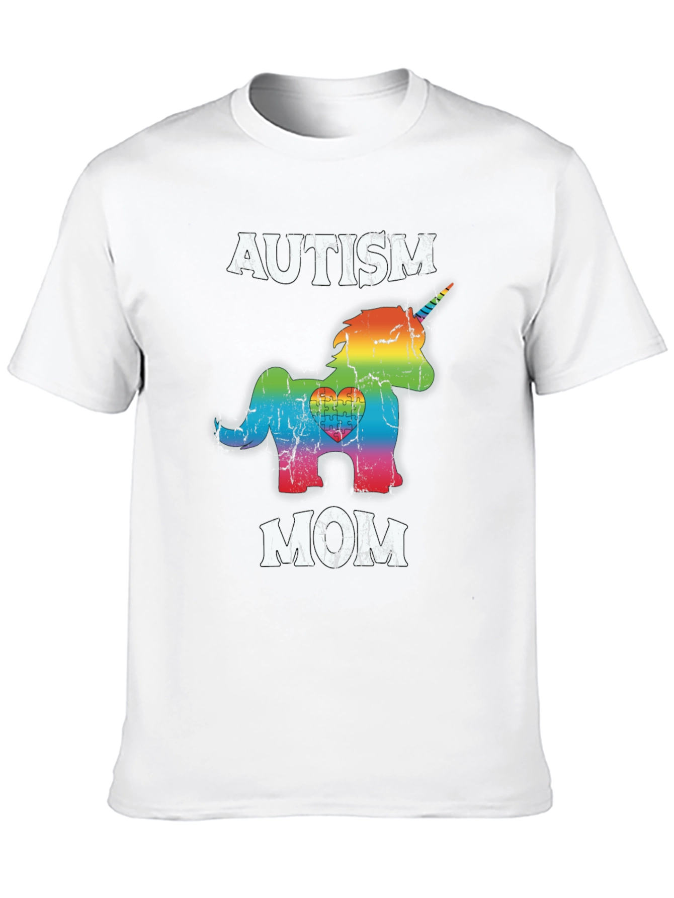 Autism Mom Unicorn Graphic Tee