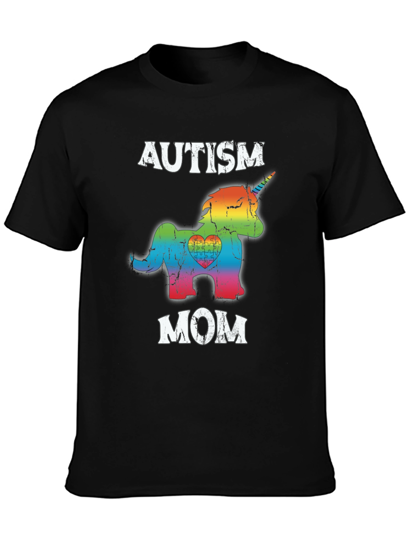 Autism Mom Unicorn Graphic Tee