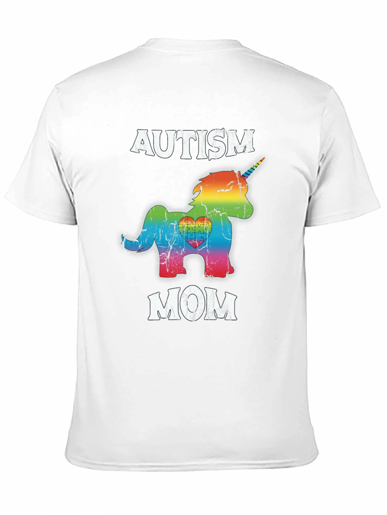 Autism Mom Unicorn Graphic Tee