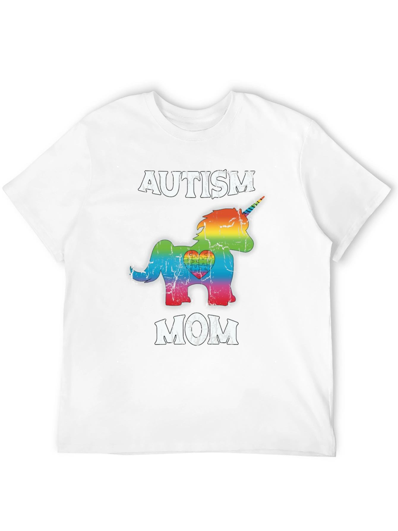 Autism Mom Unicorn Graphic Tee