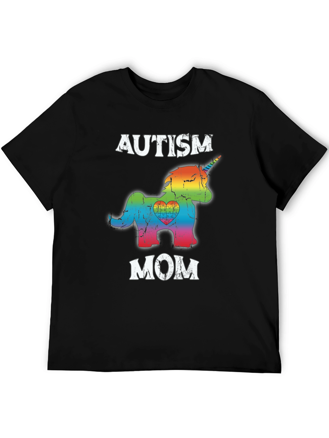 Autism Mom Unicorn Graphic Tee