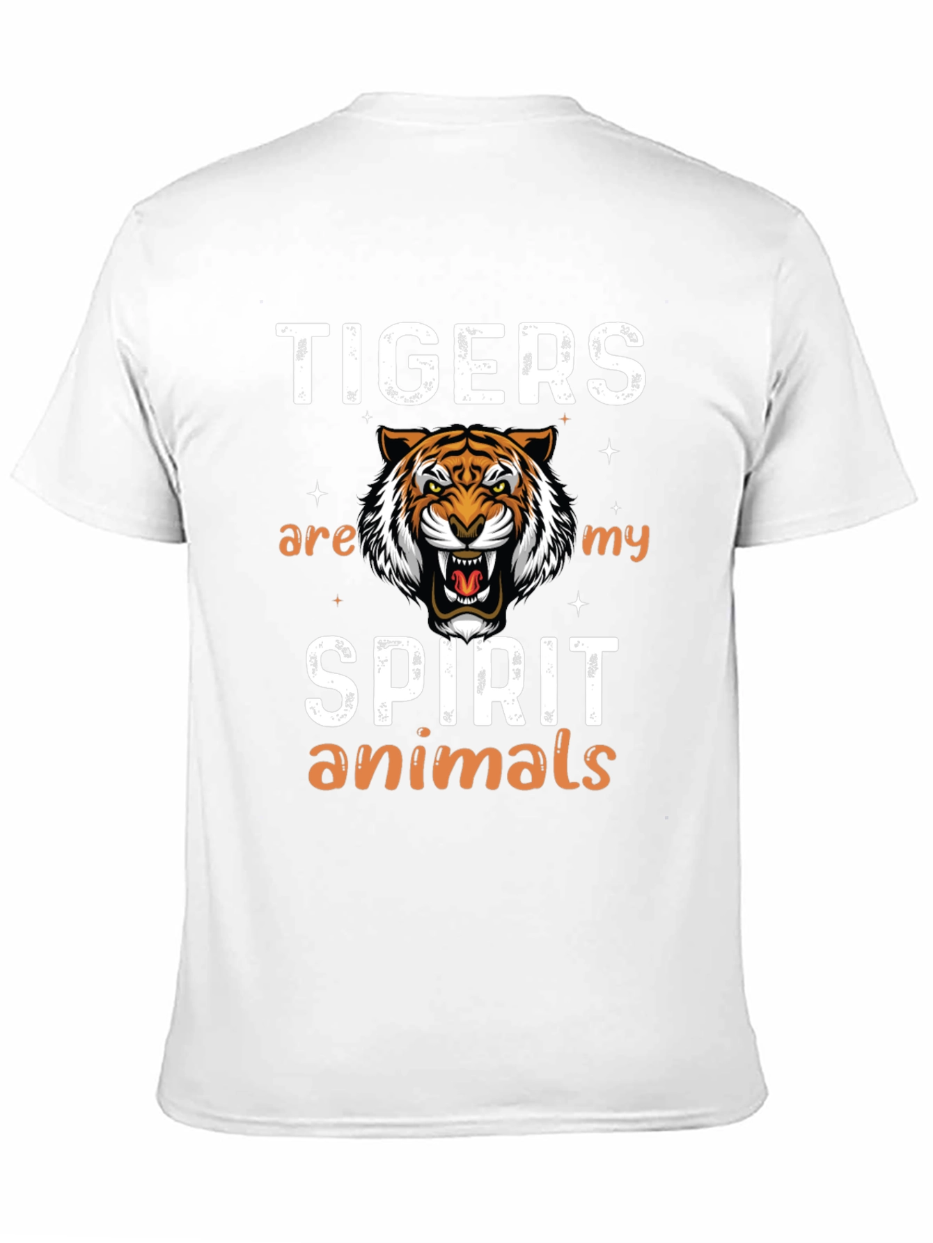 Tigers are my Spirit Animals Black Graphic Tee