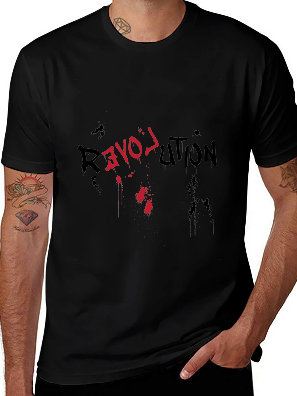 Revolution Lover Graphic Print Tee