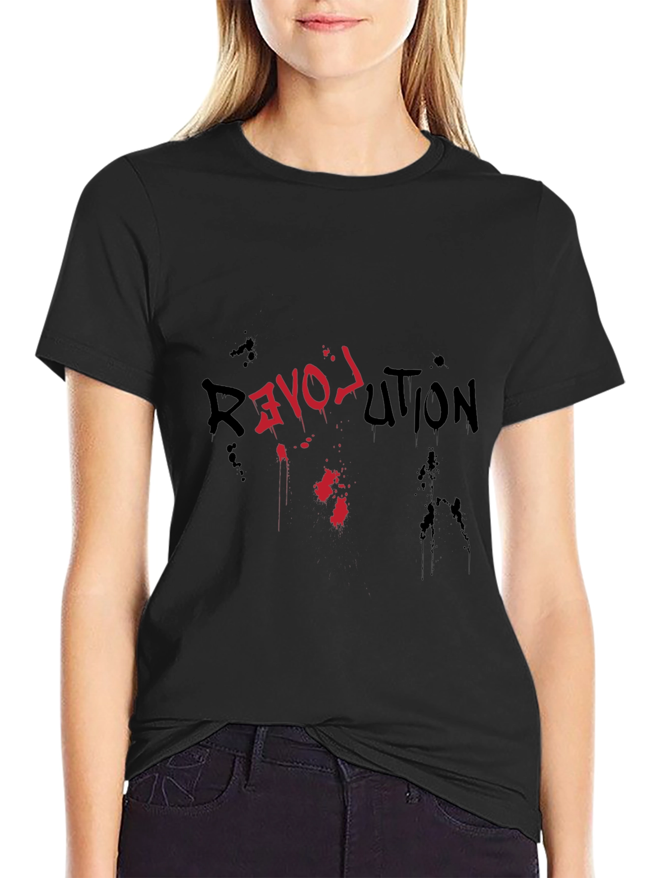 Revolution Lover Graphic Print Tee