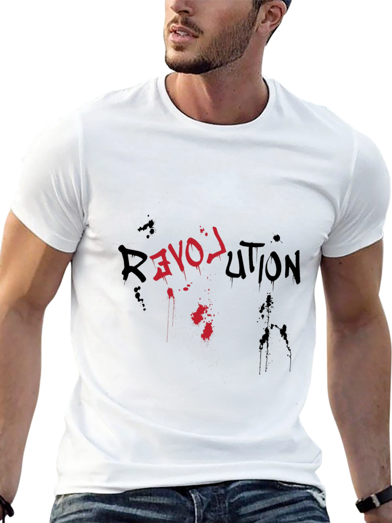 Revolution Lover Graphic Print Tee
