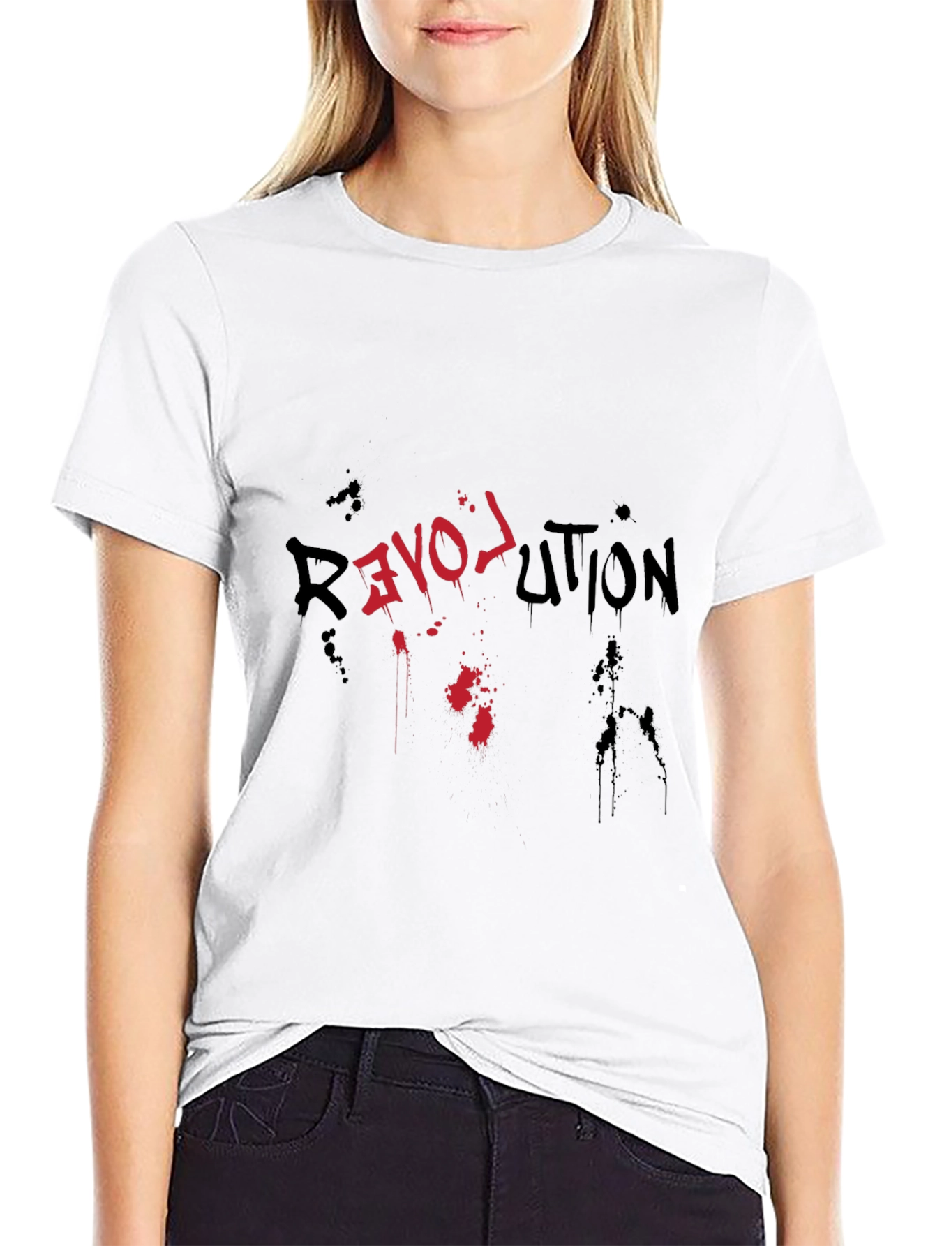 Revolution Lover Graphic Print Tee