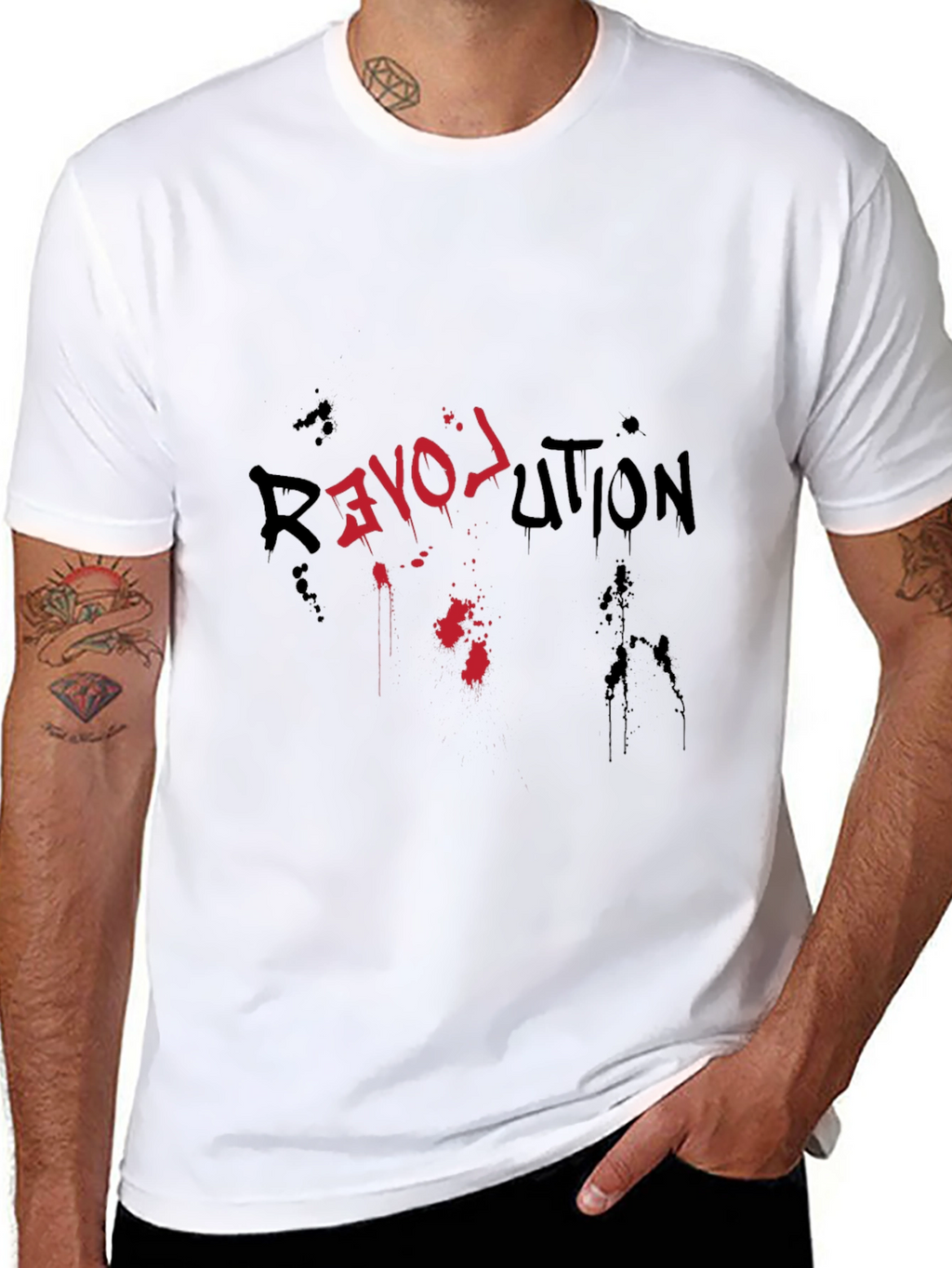 Revolution Lover Graphic Print Tee