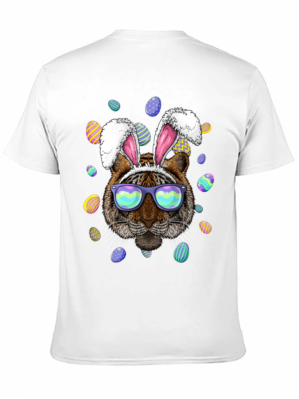 Easter Tiger Bunny Ears T-Shirt
