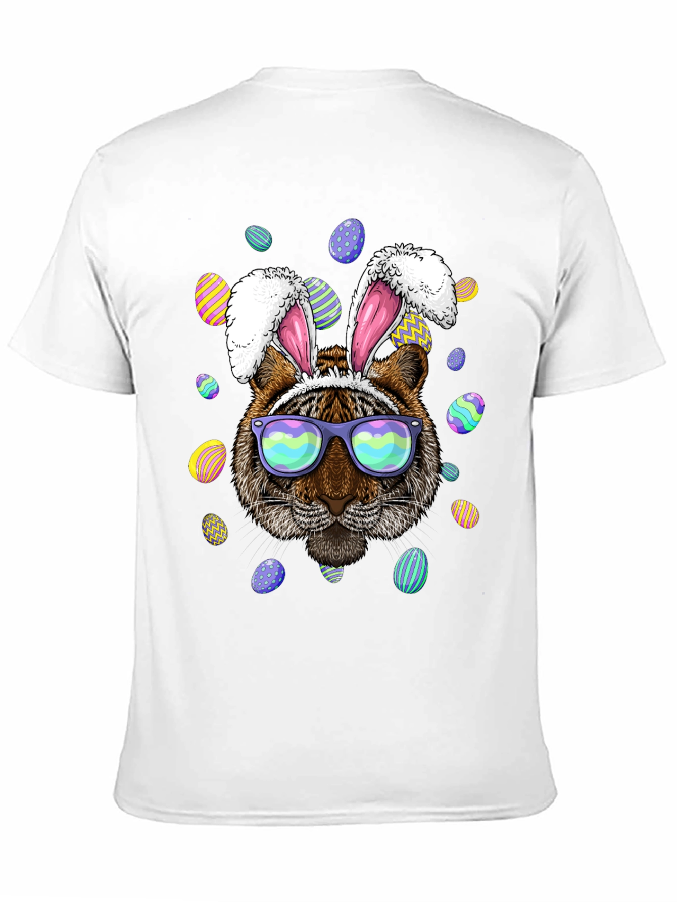 Easter Tiger Bunny Ears T-Shirt