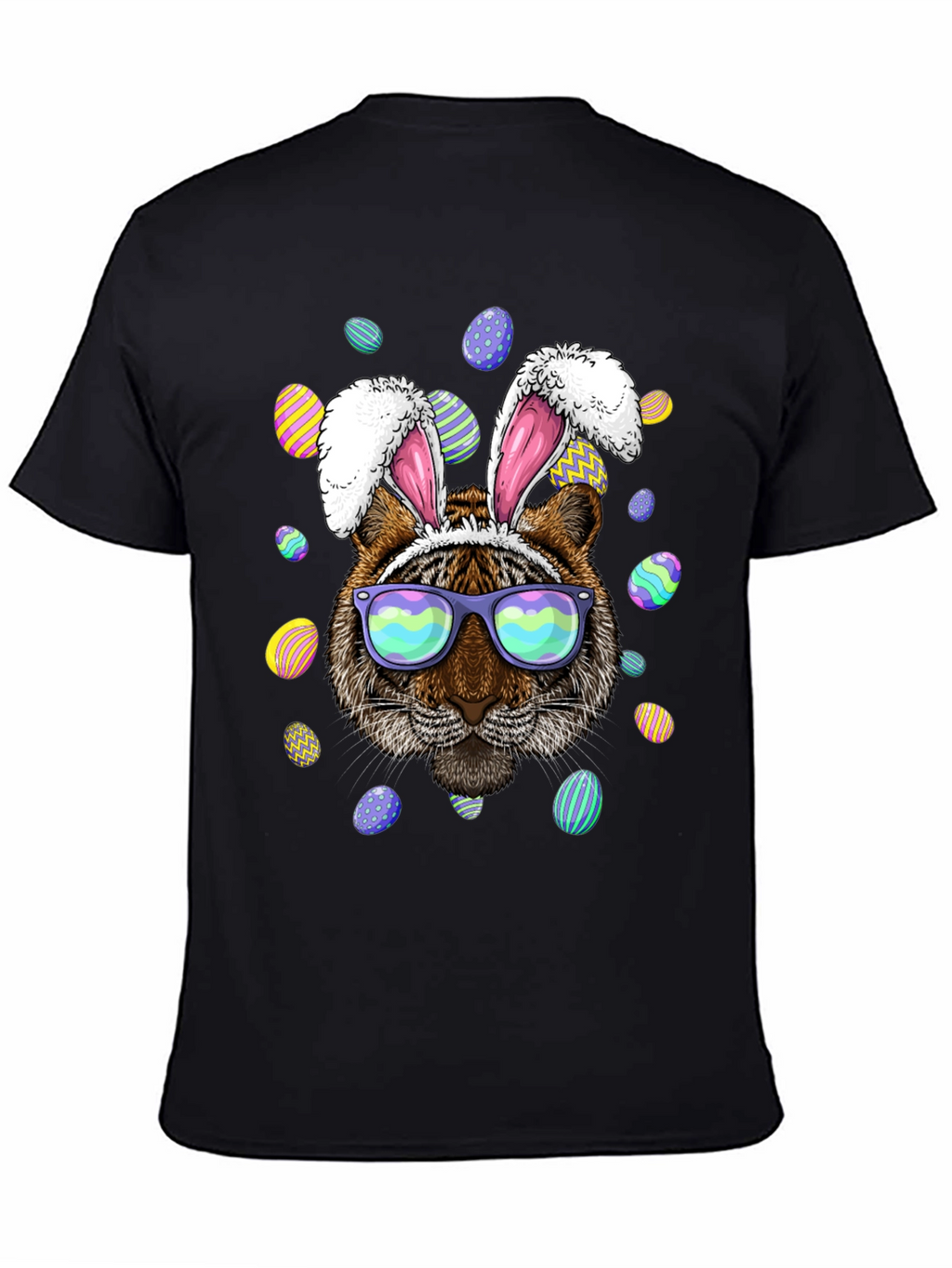 Easter Tiger Bunny Ears T-Shirt