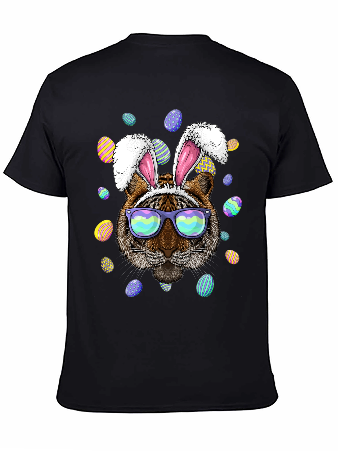 Easter Tiger Bunny Ears T-Shirt