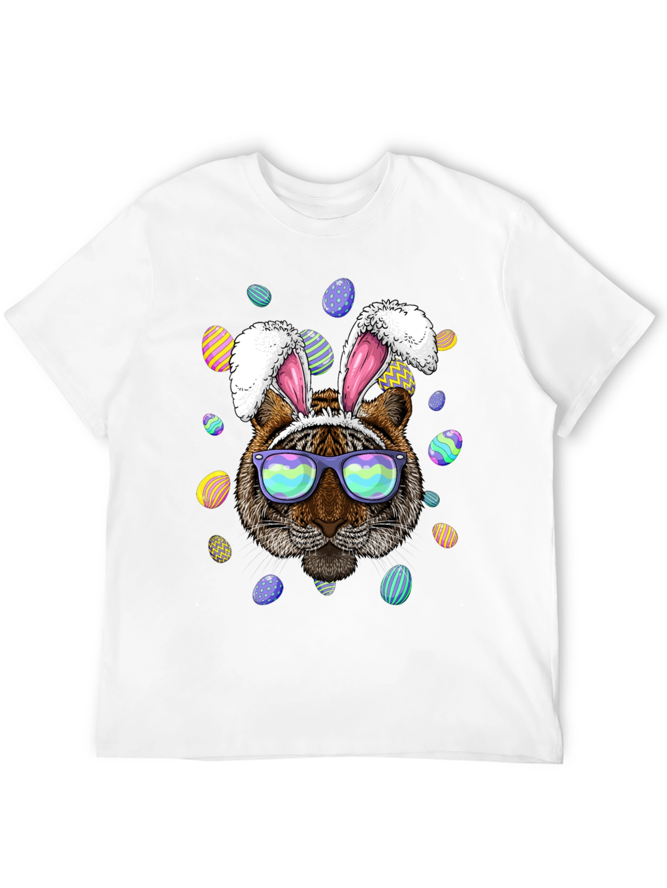 Easter Tiger Bunny Ears T-Shirt