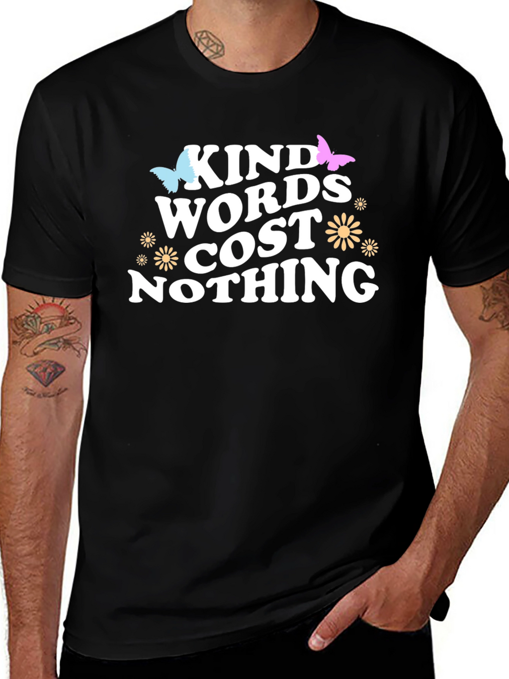 Kind Words Cost Nothing Graphic Tee