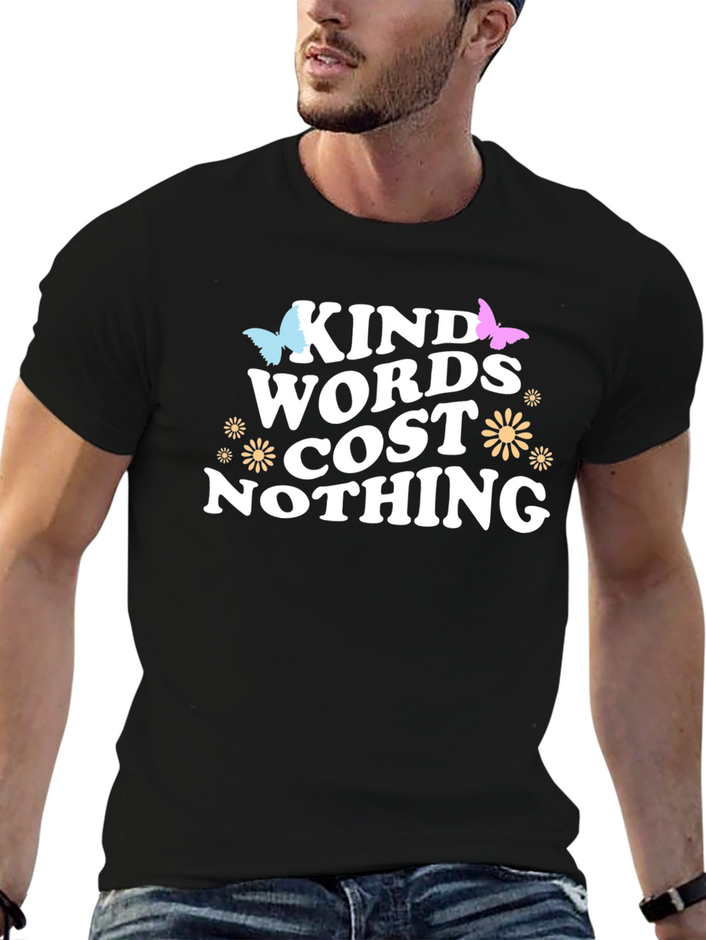 Kind Words Cost Nothing Graphic Tee