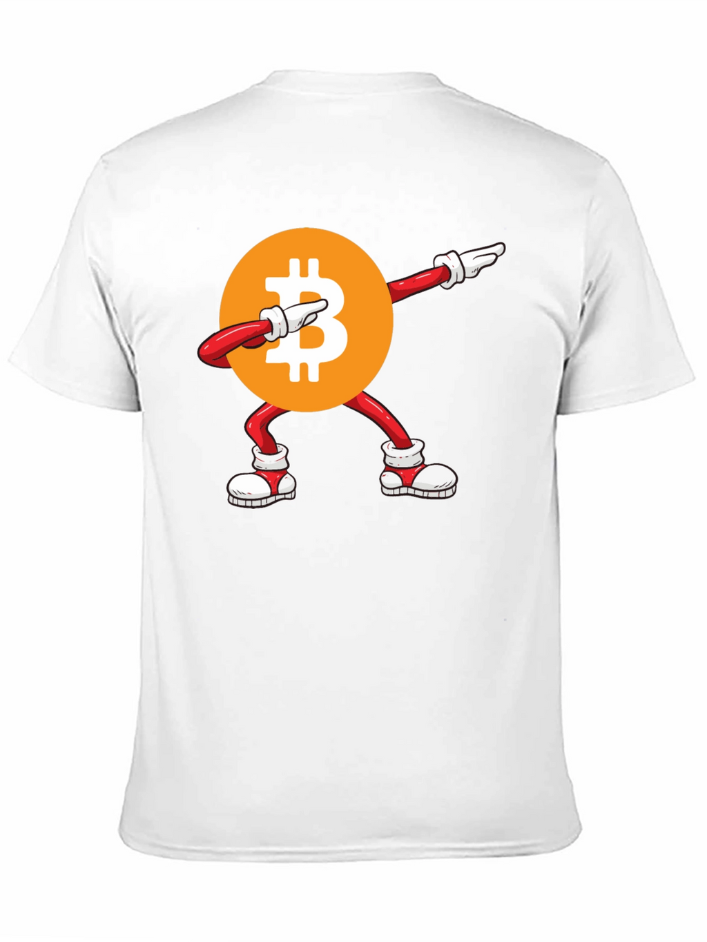 Bitcoin Dabbing Graphic Tee - Crypto Fashion