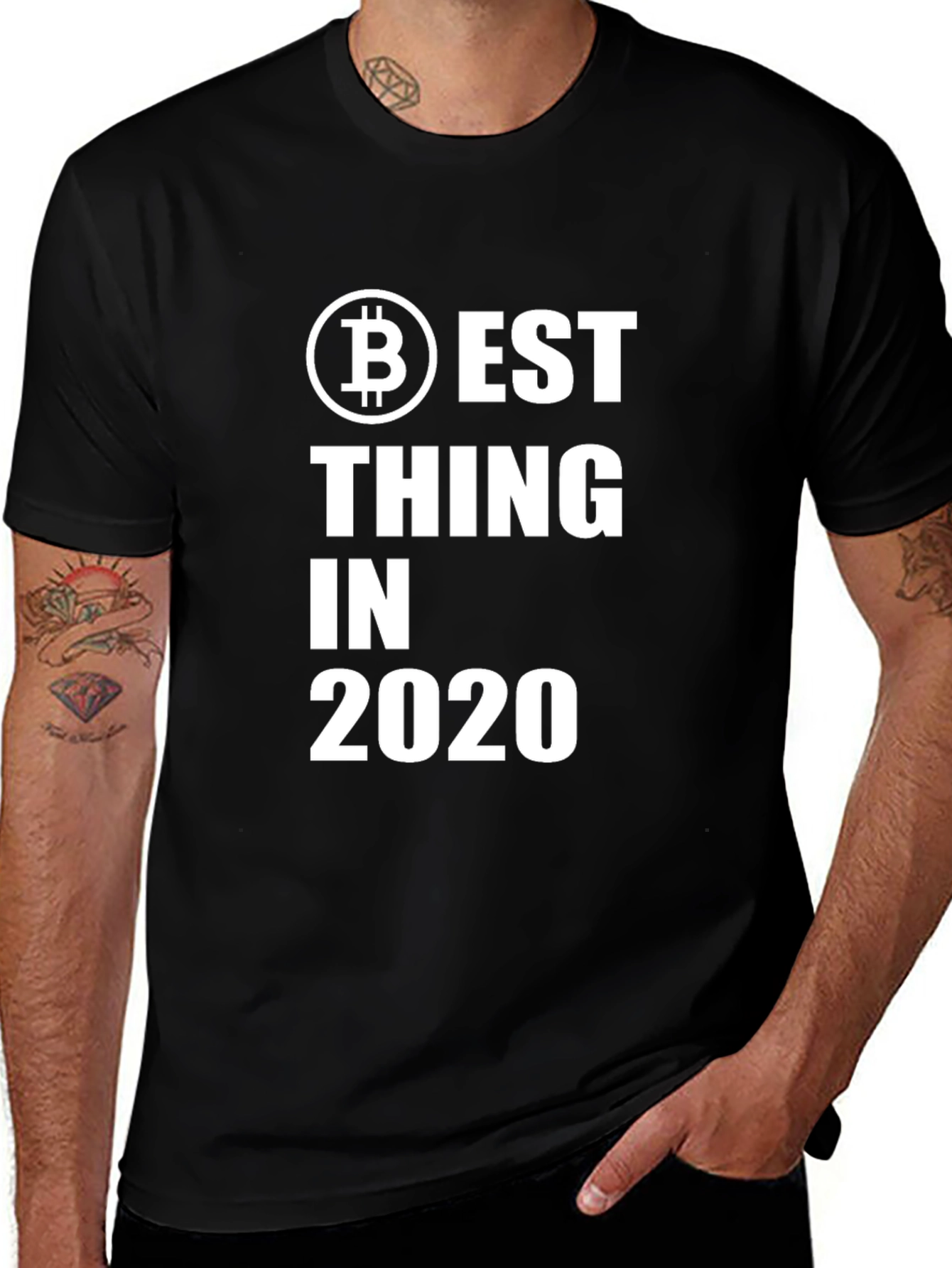 Bitcoin Best Thing in 2020 Black T-Shirt