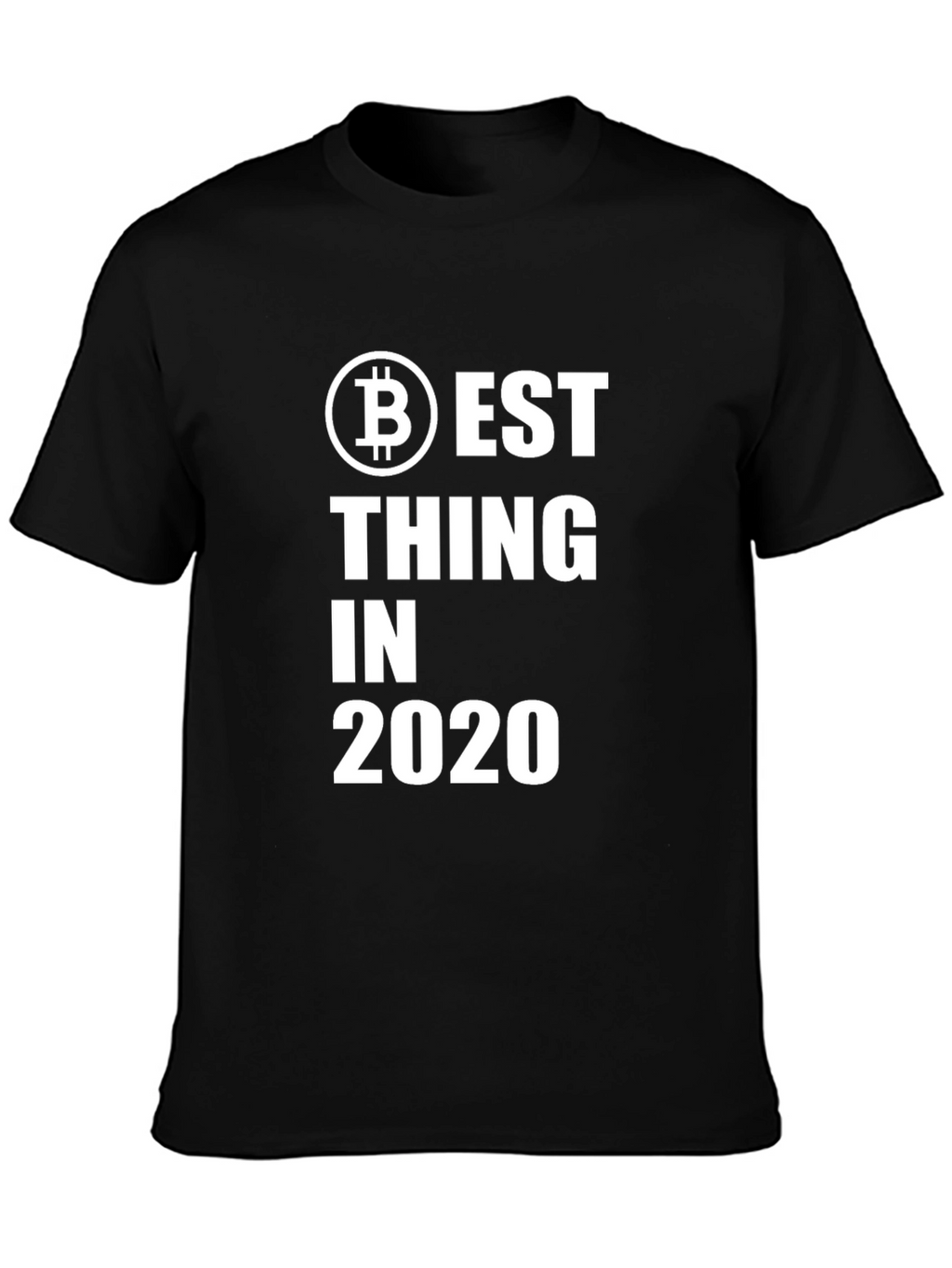 Bitcoin Best Thing in 2020 Black T-Shirt
