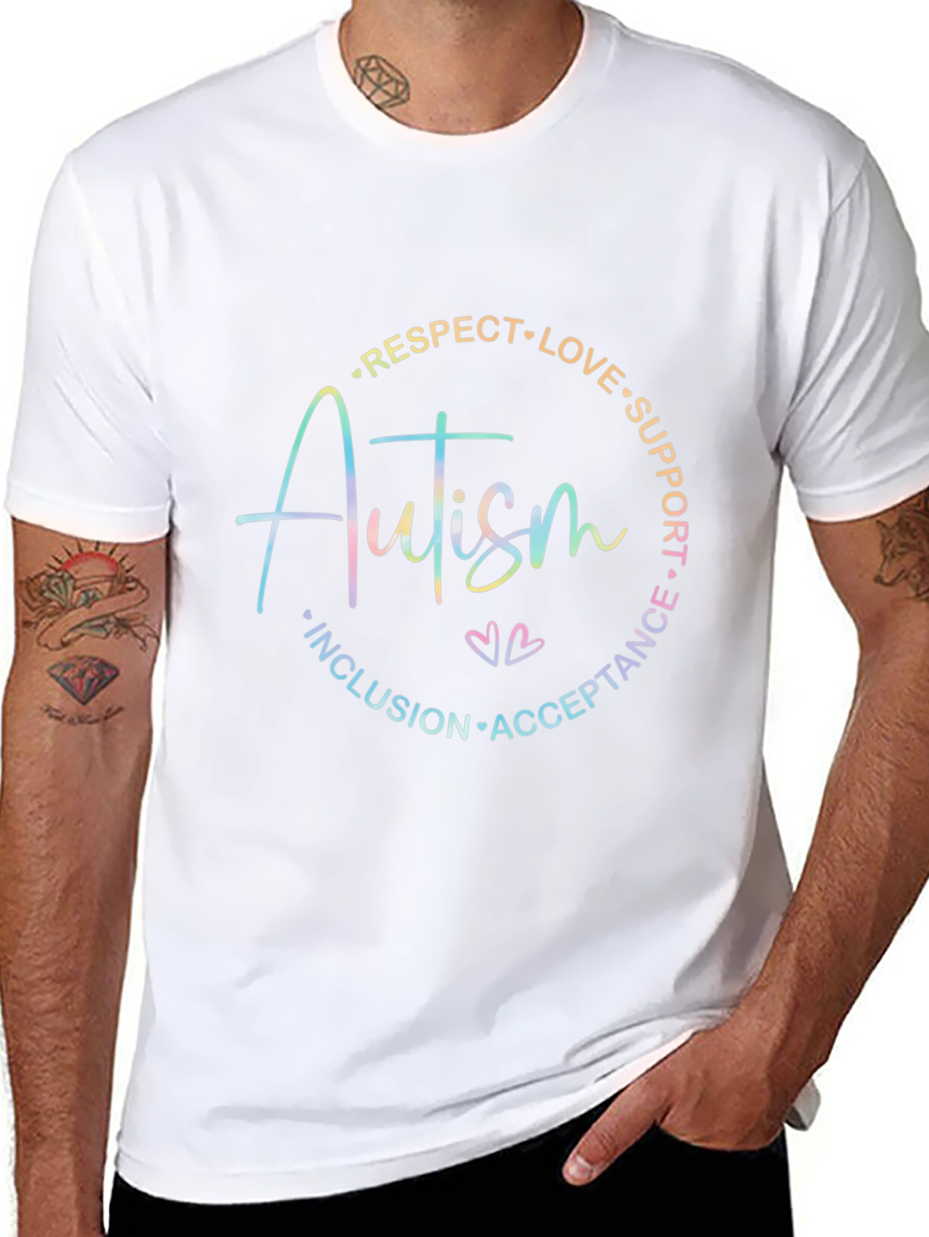 Autism Awareness T-Shirt - Inclusion Love Respect