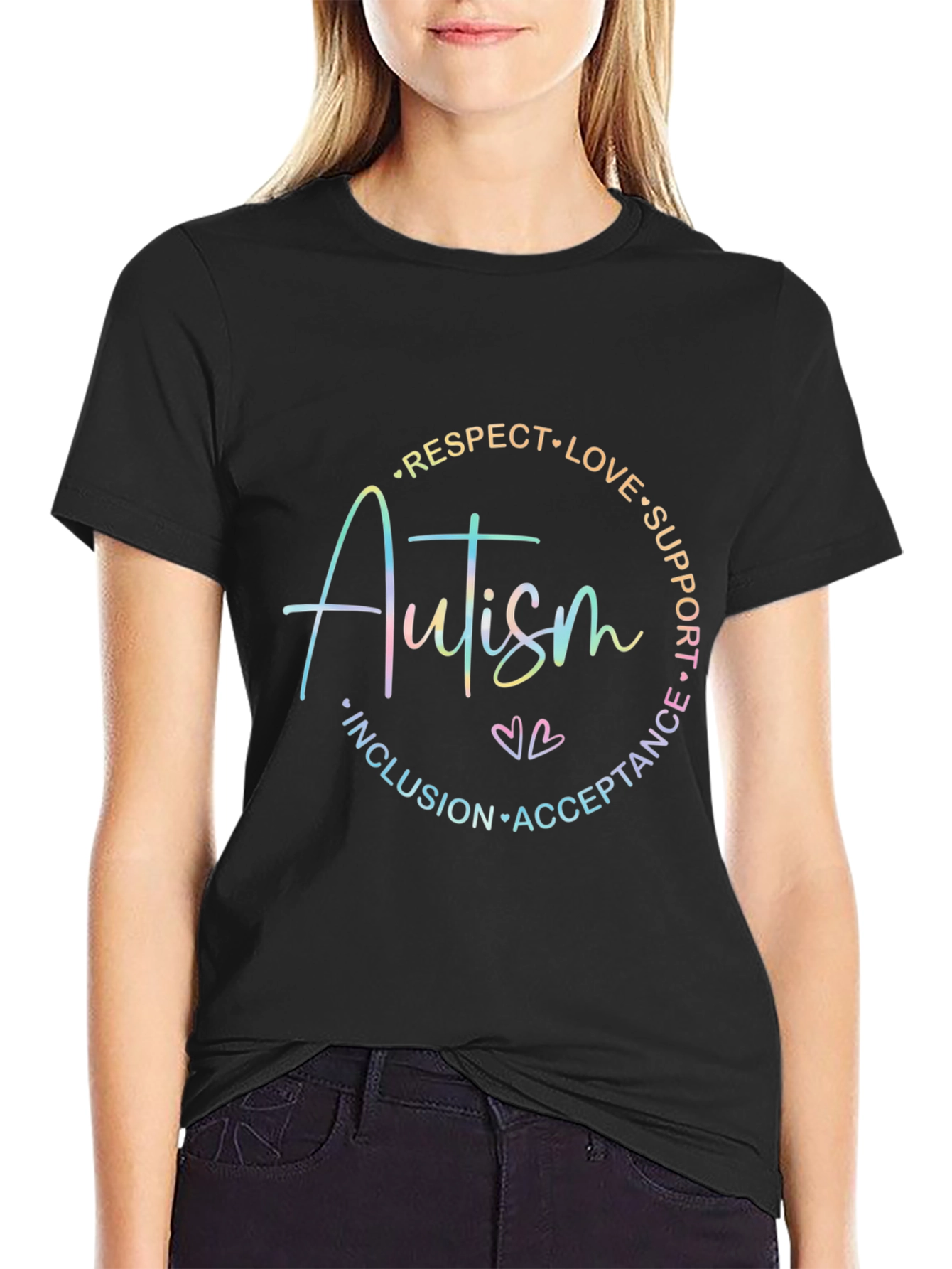 Autism Awareness T-Shirt - Inclusion Love Respect