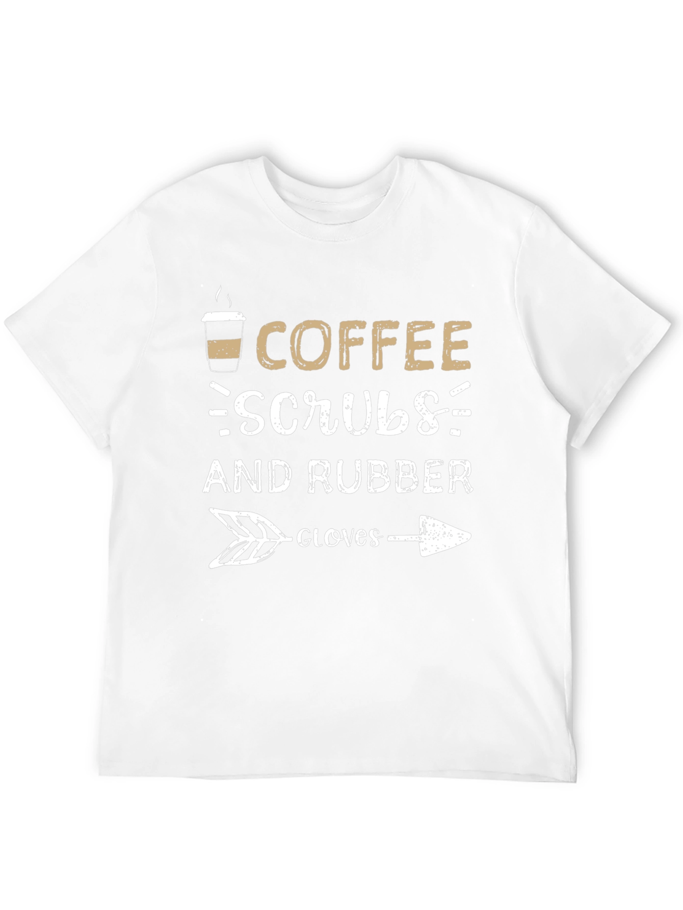 Coffee Scrubs & Rubber Gloves Graphic T-Shirt