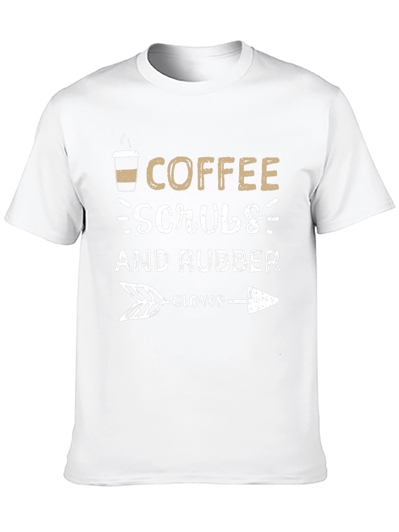 Coffee Scrubs & Rubber Gloves Graphic T-Shirt