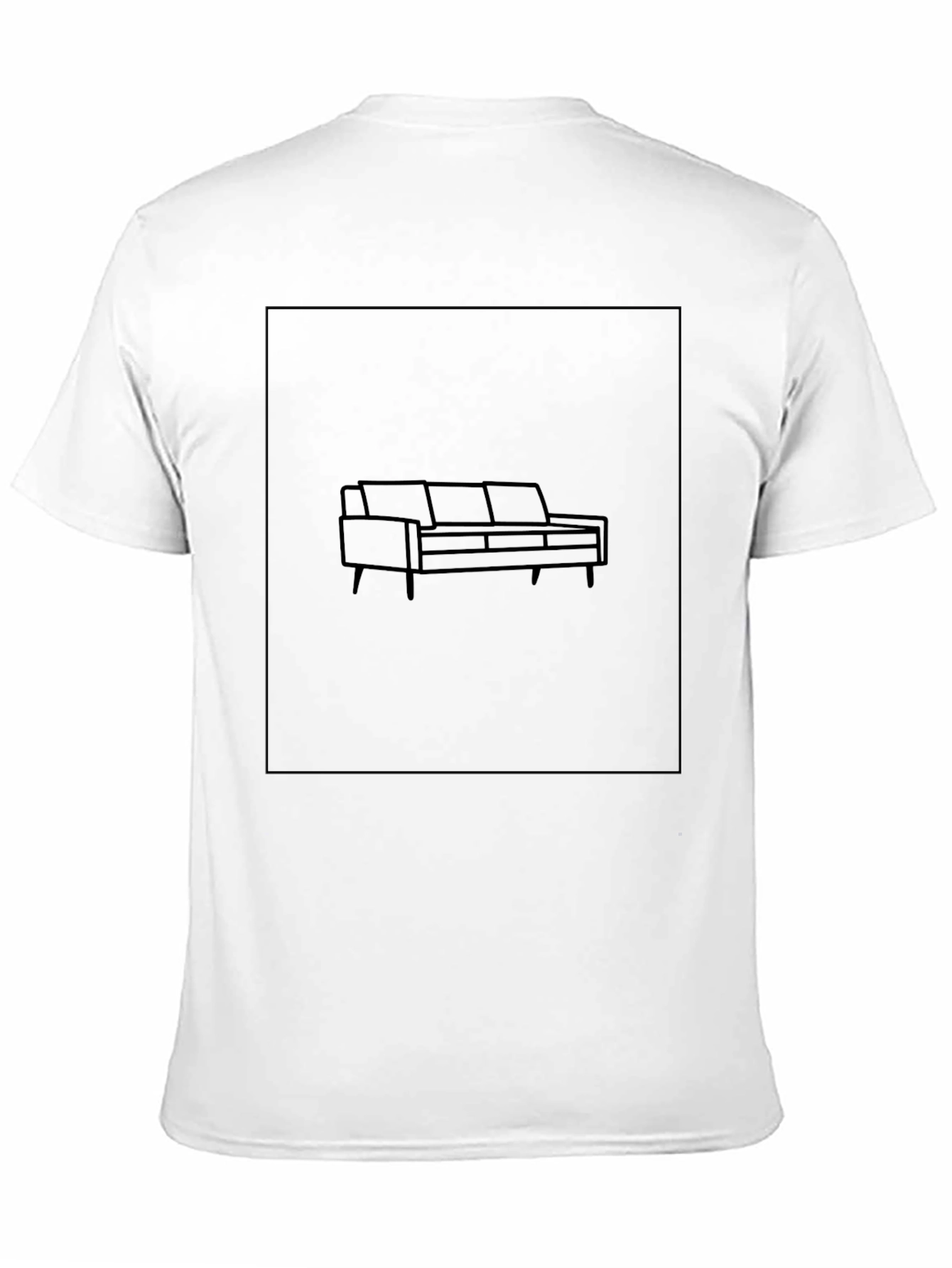 Couch Graphic Black Tee
