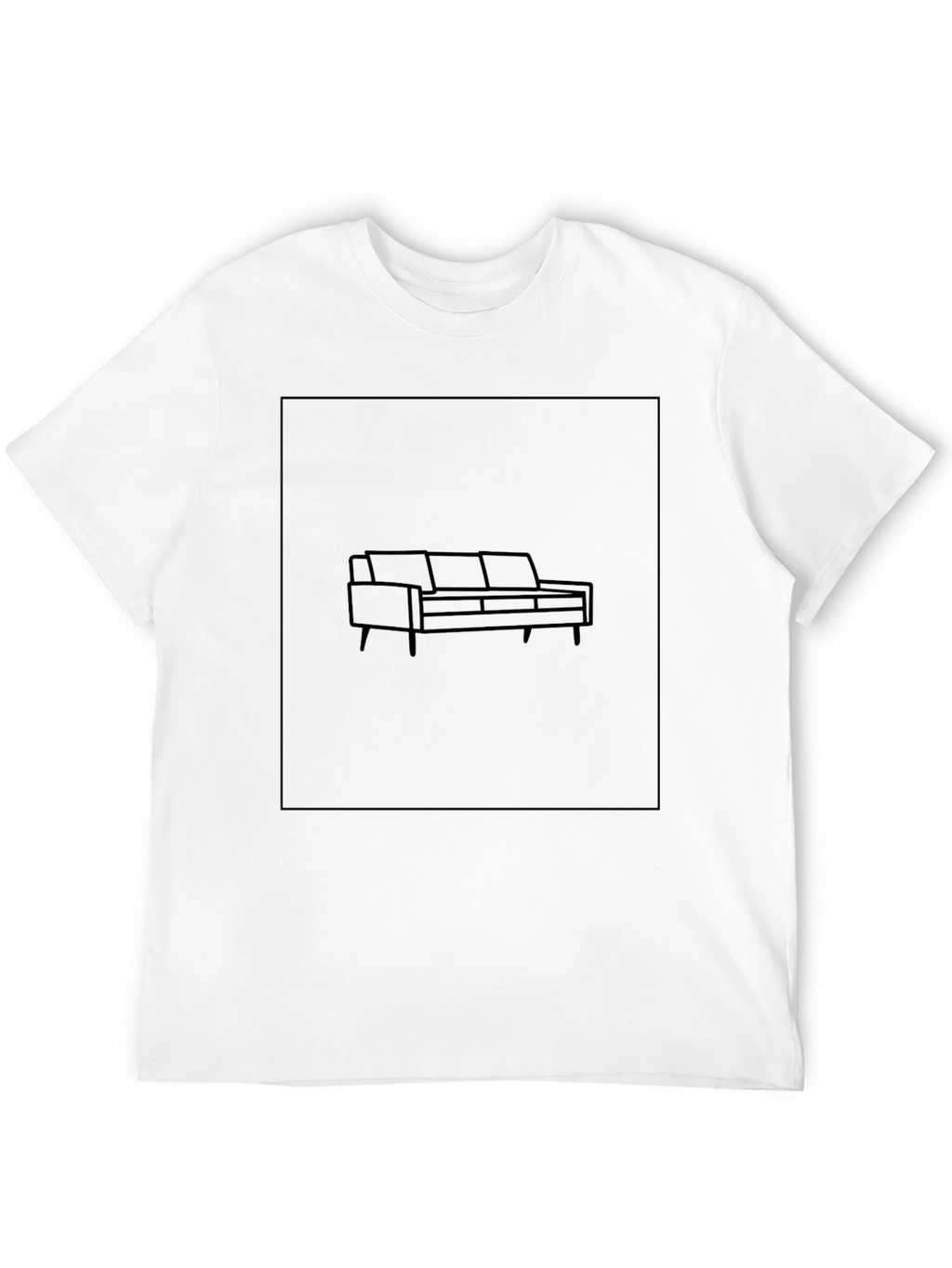 Couch Graphic Black Tee