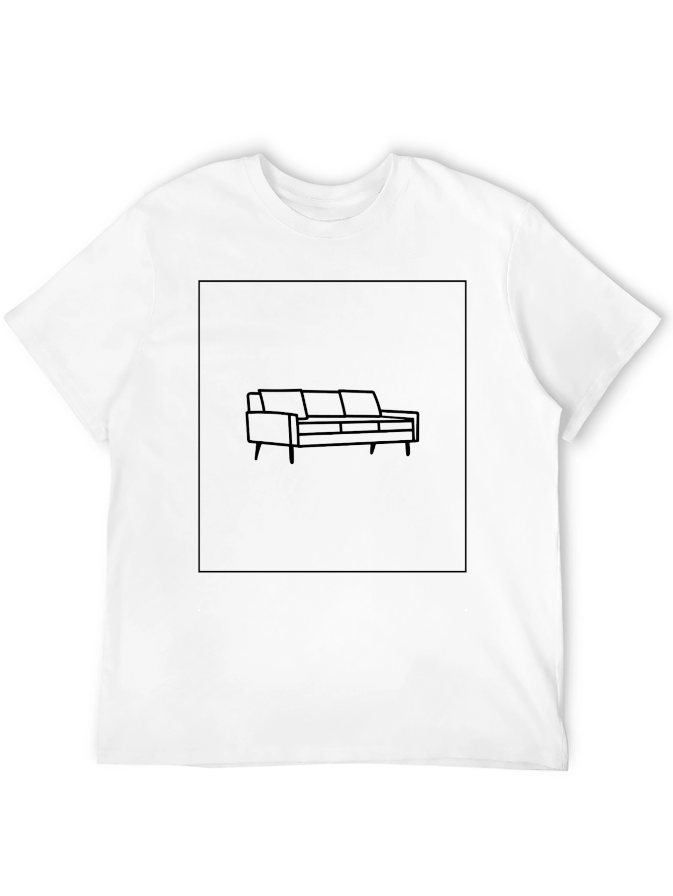 Couch Graphic Black Tee