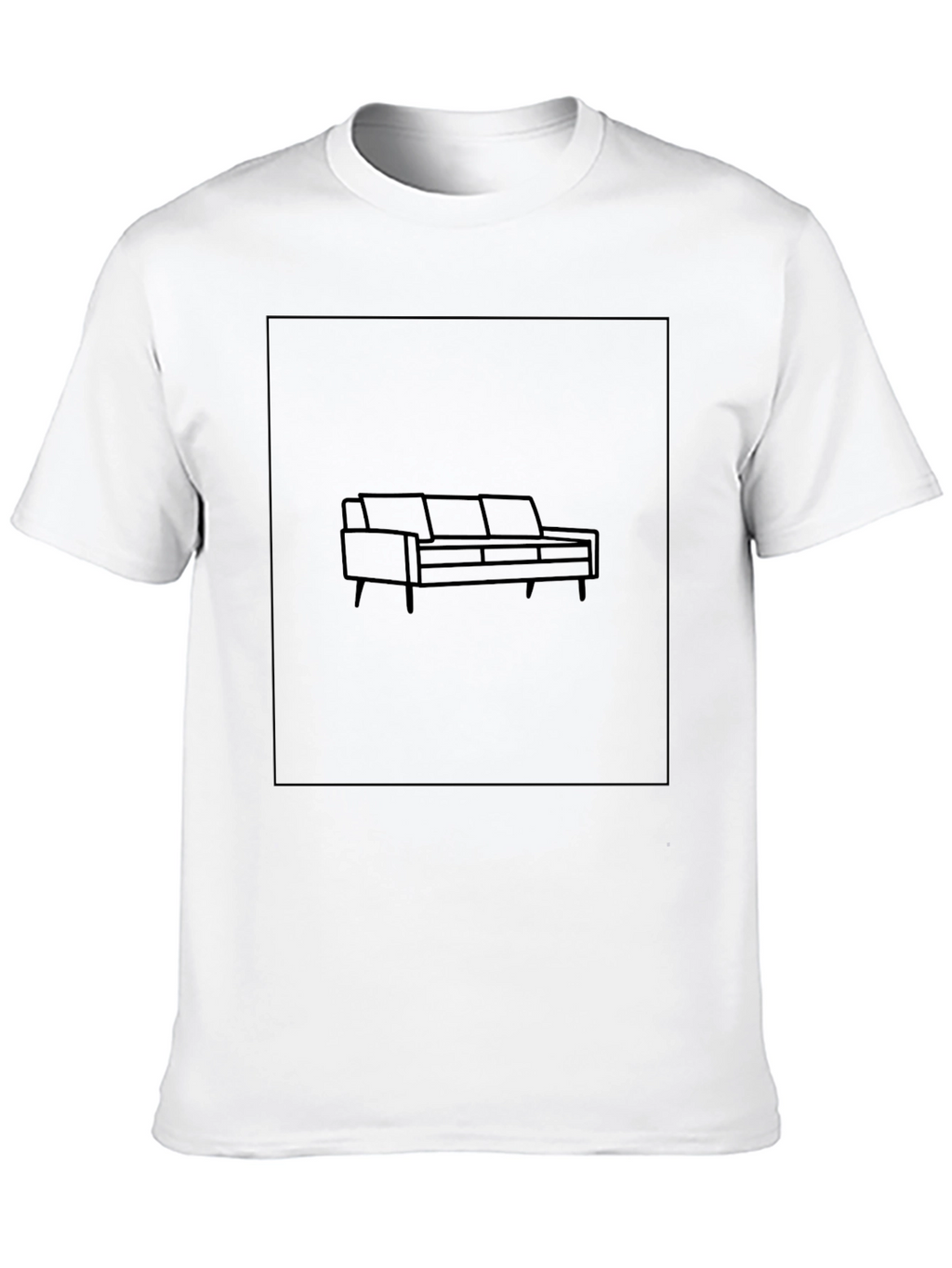 Couch Graphic Black Tee
