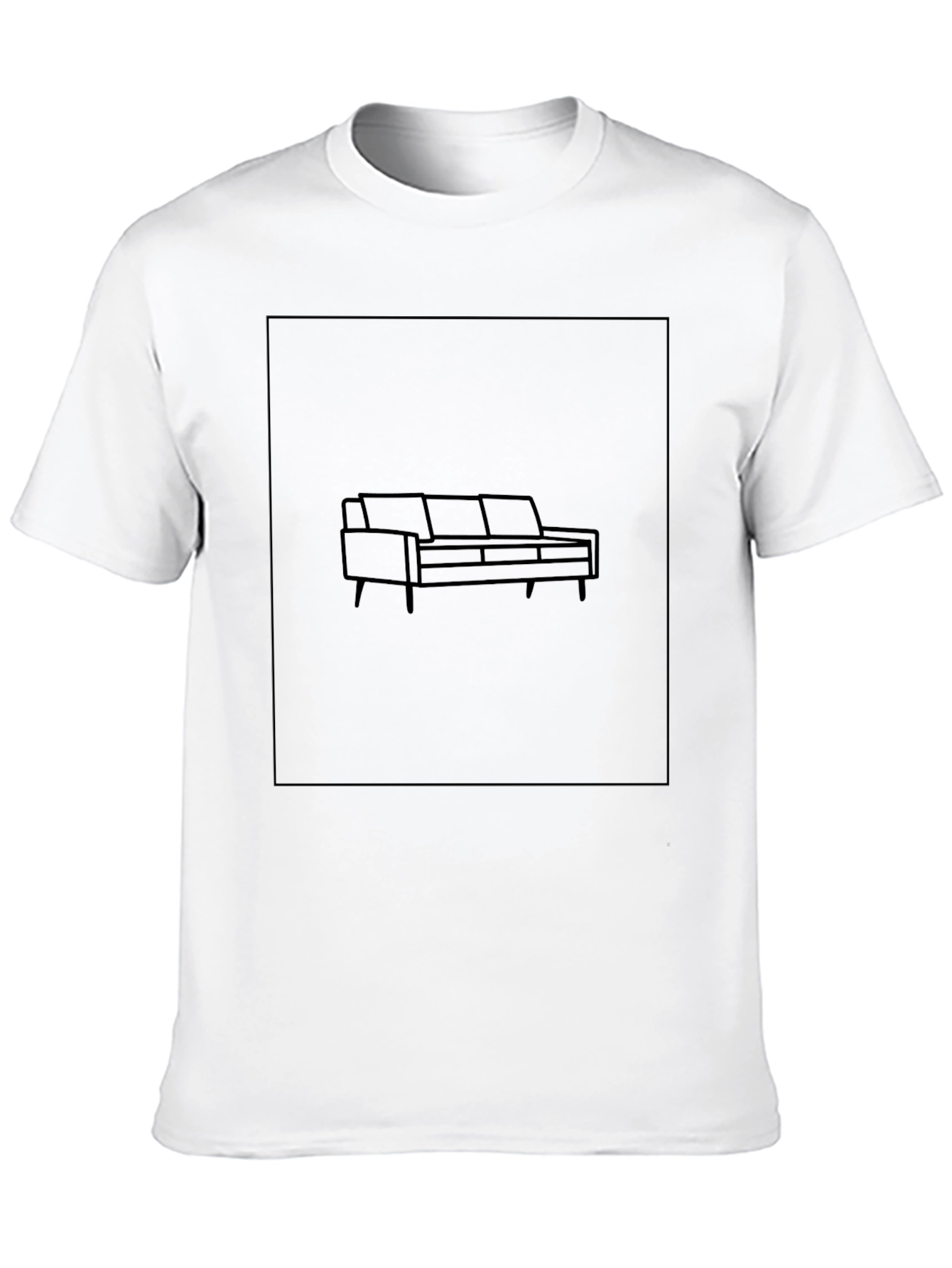Couch Graphic Black Tee