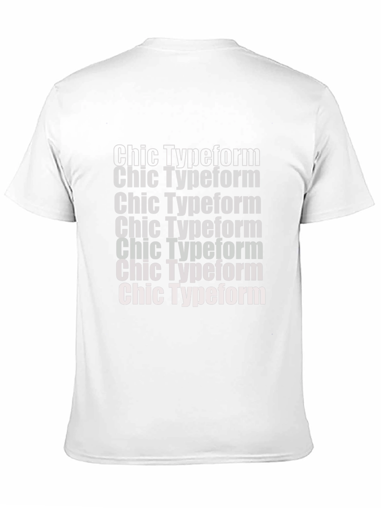 Chic Typeform Graphic Tee - Stylish Comfort