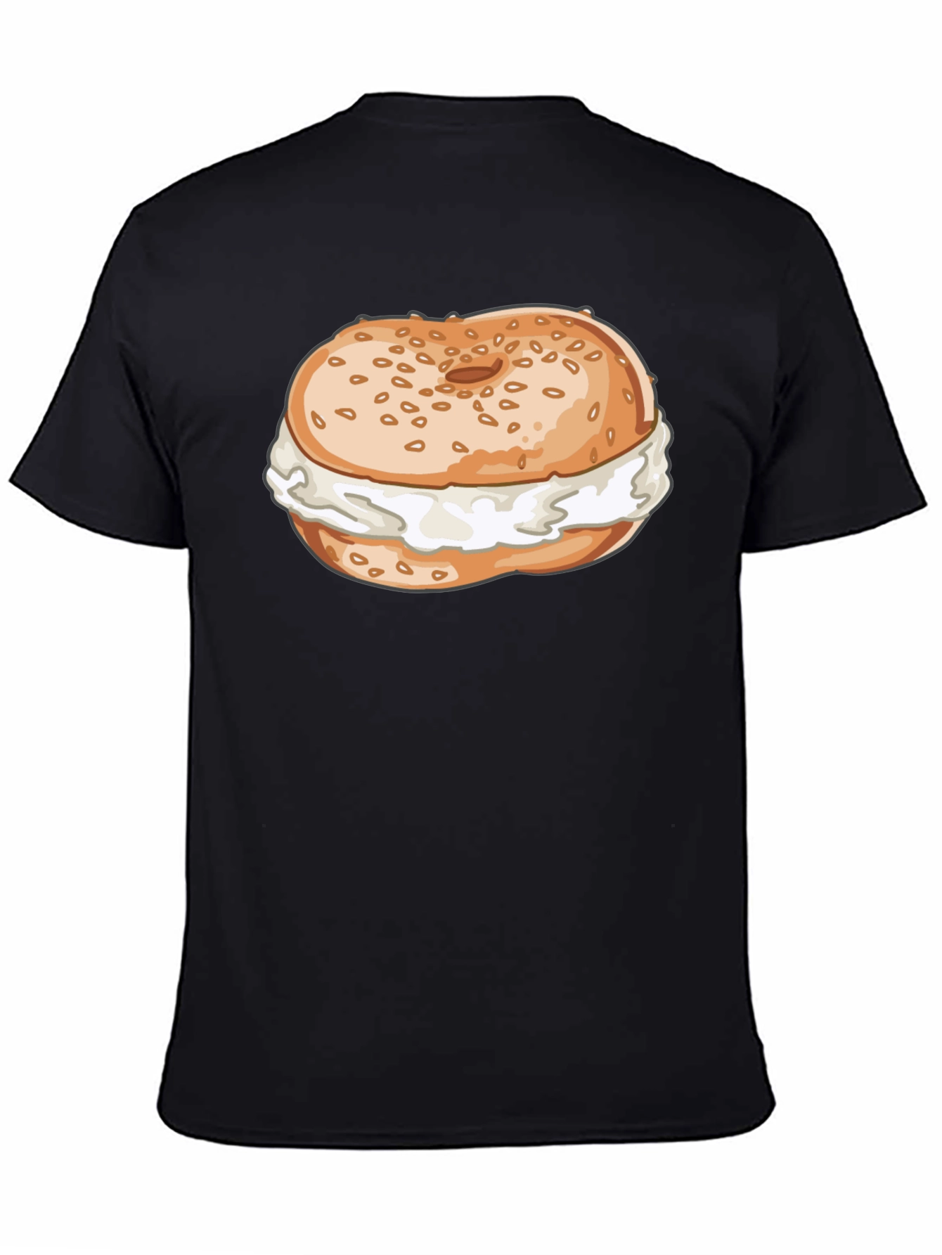 Bagel & Cream Cheese Graphic Tee - Unisex Comfort