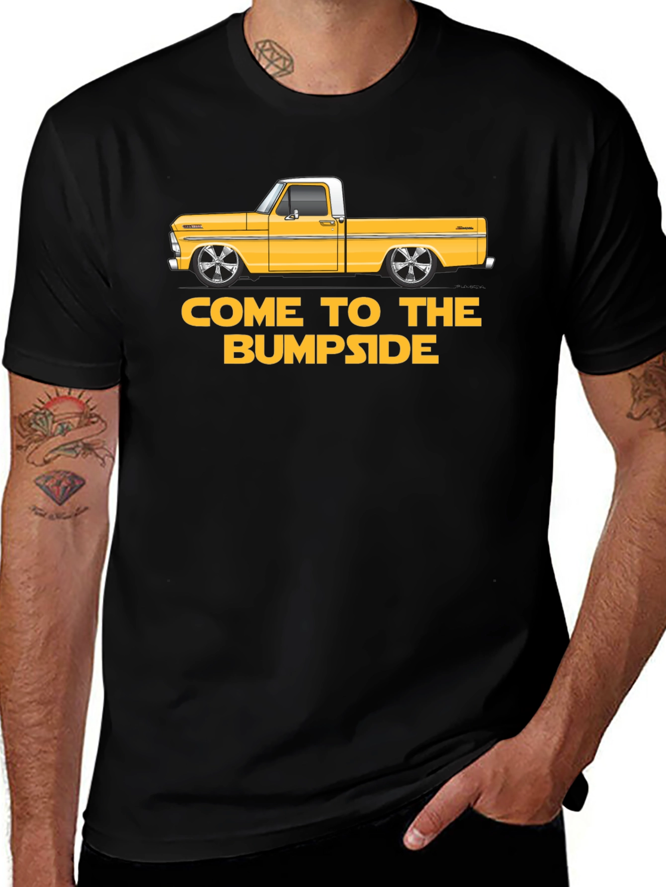 Come To The Bumpside T-Shirt - Classic Truck Tee