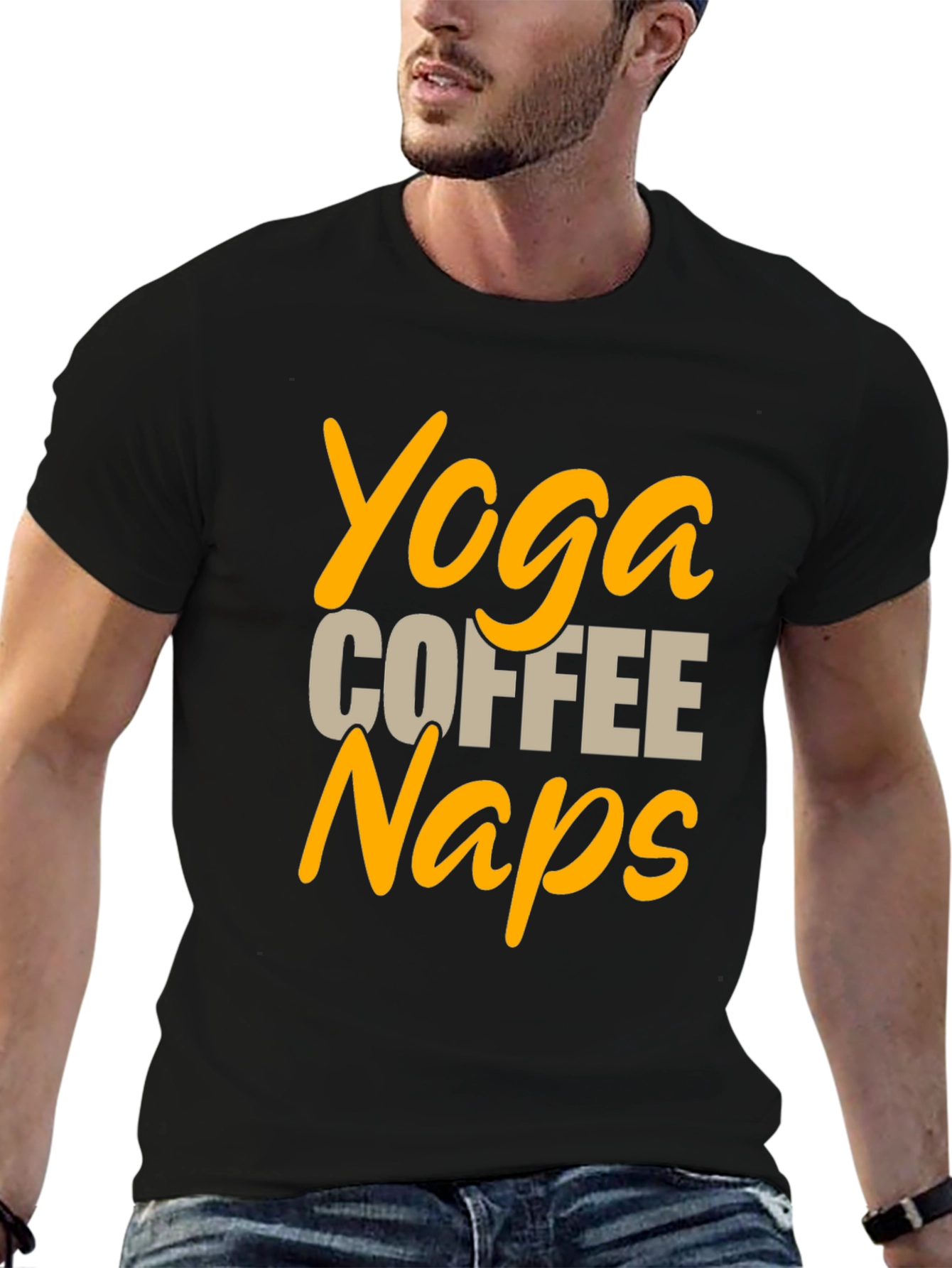 Yoga Coffee Naps Graphic Tee
