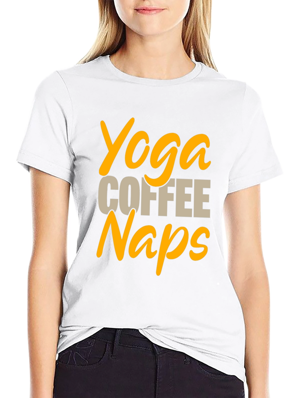 Yoga Coffee Naps Graphic Tee