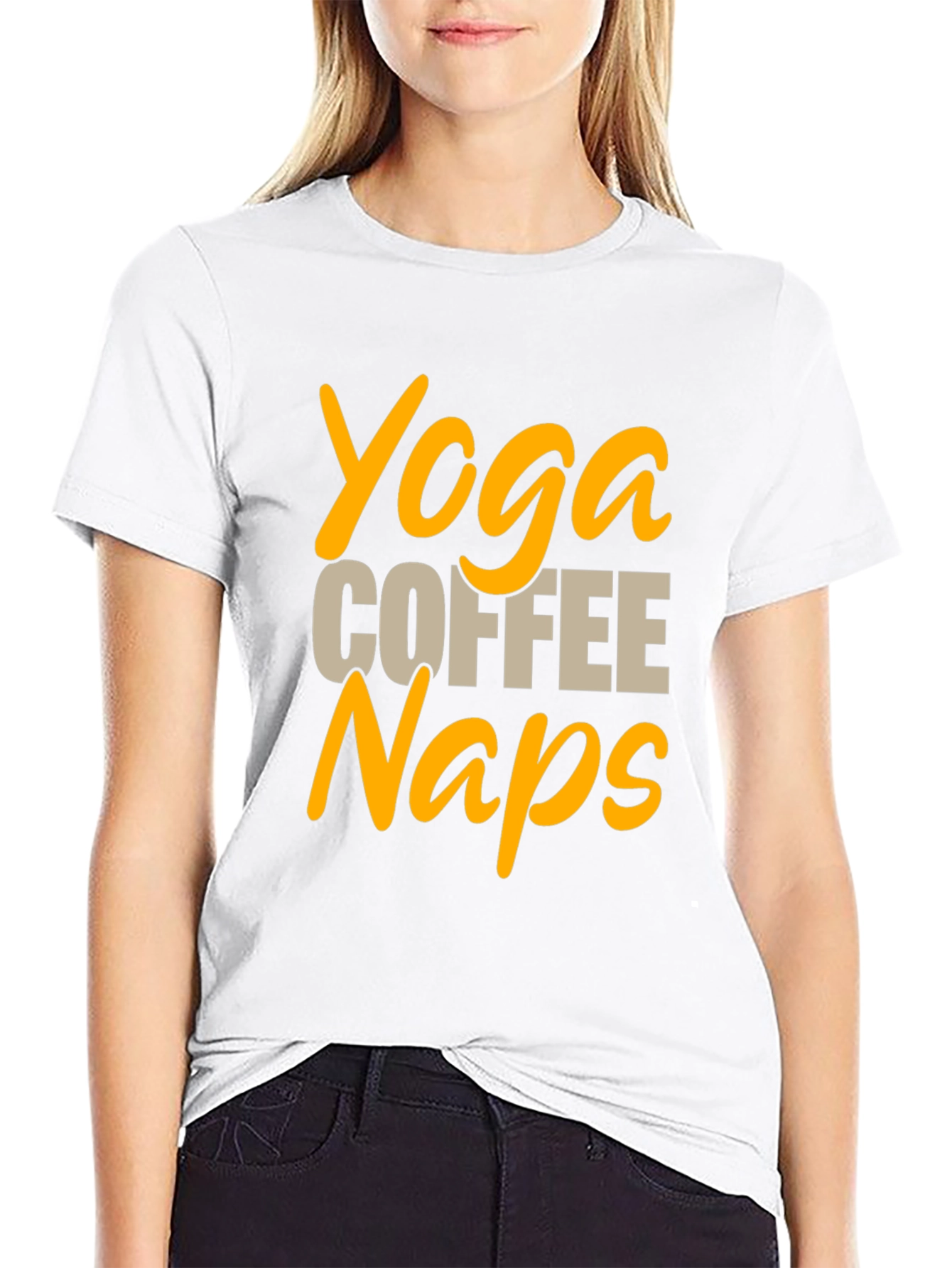 Yoga Coffee Naps Graphic Tee
