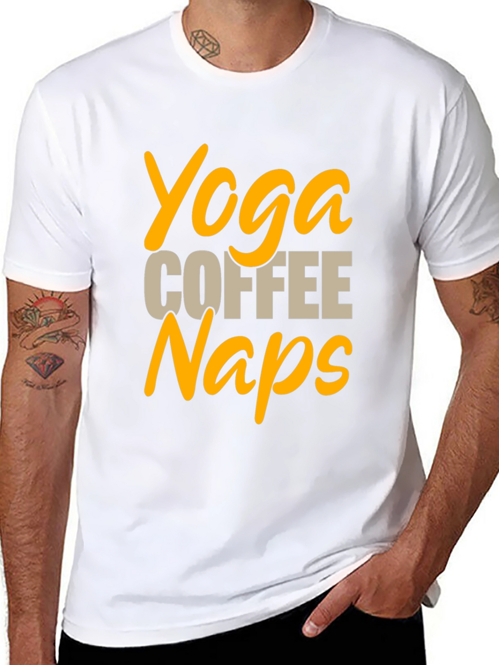 Yoga Coffee Naps Graphic Tee