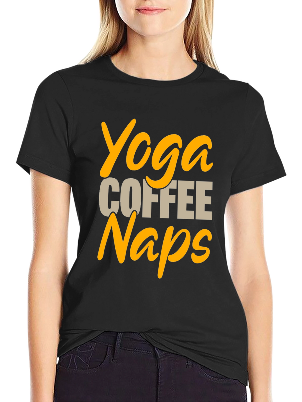 Yoga Coffee Naps Graphic Tee