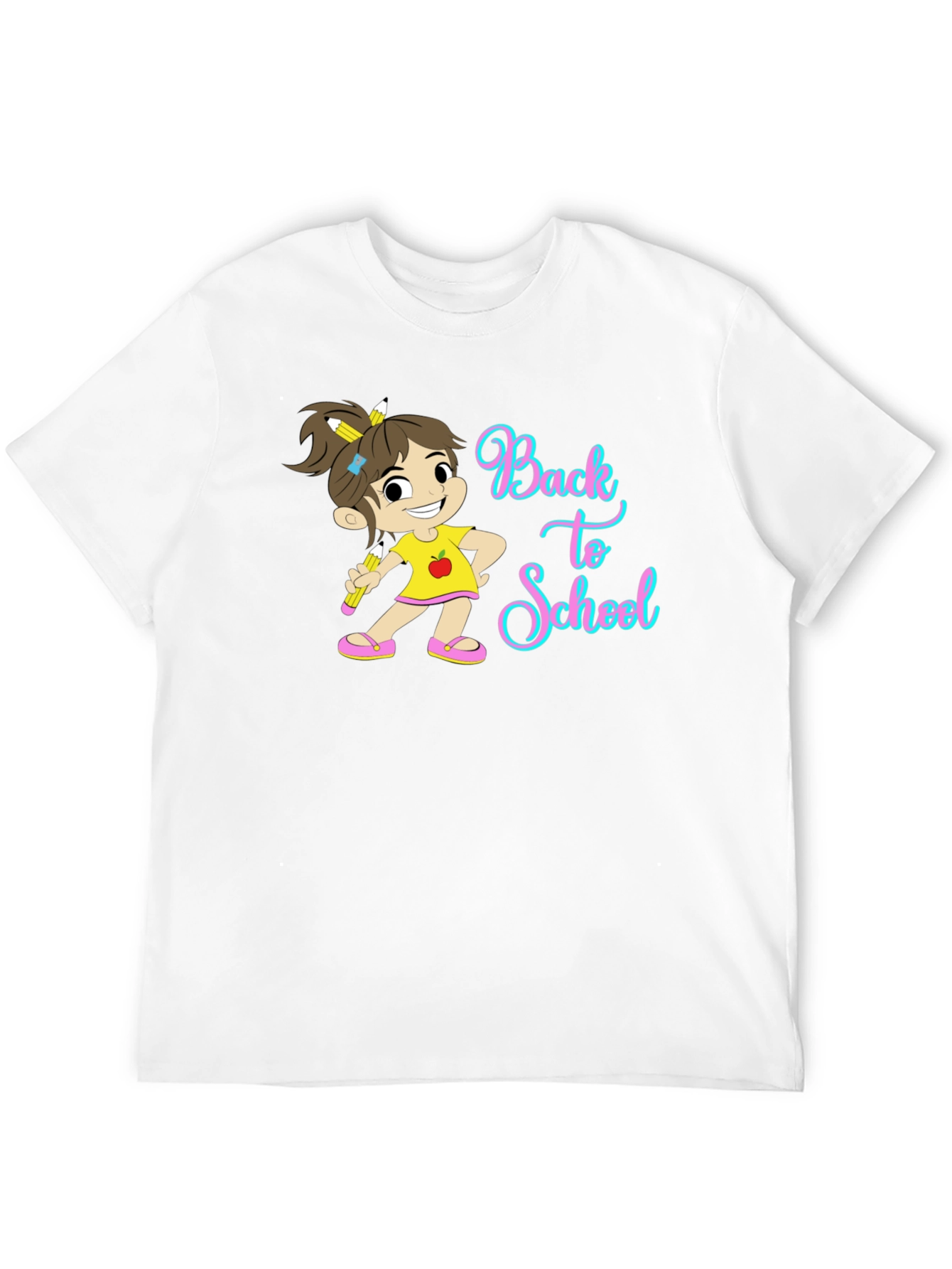 Back to School T-Shirt Cute Girl Design