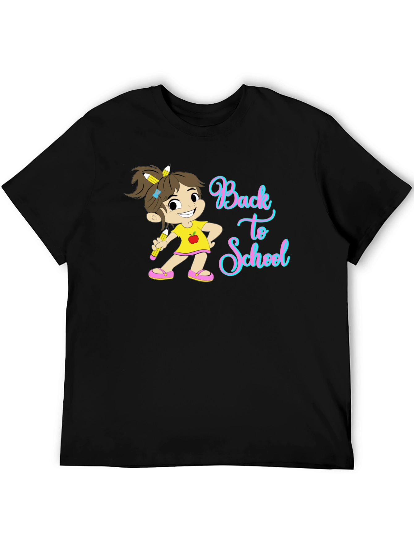 Back to School T-Shirt Cute Girl Design