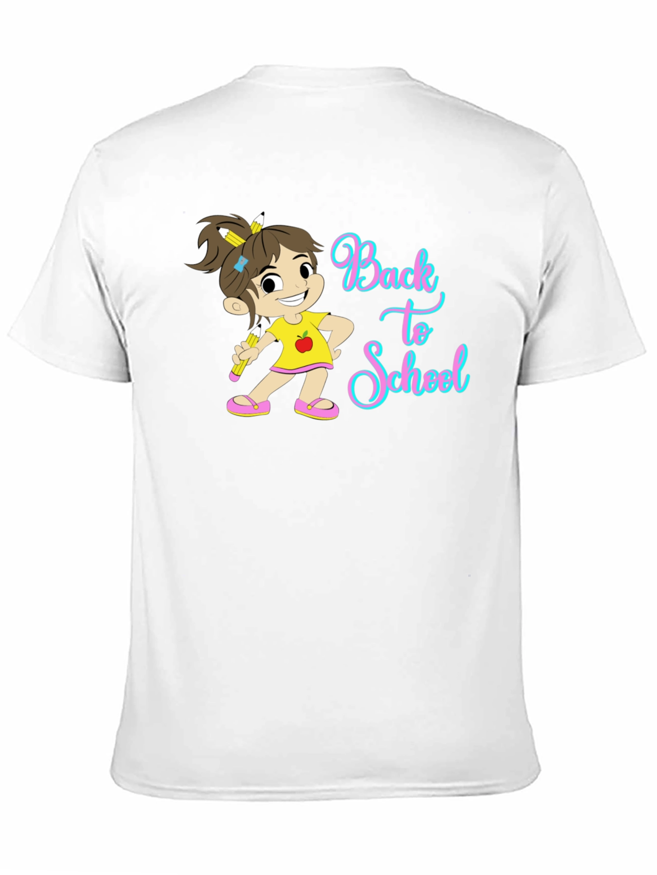 Back to School T-Shirt Cute Girl Design