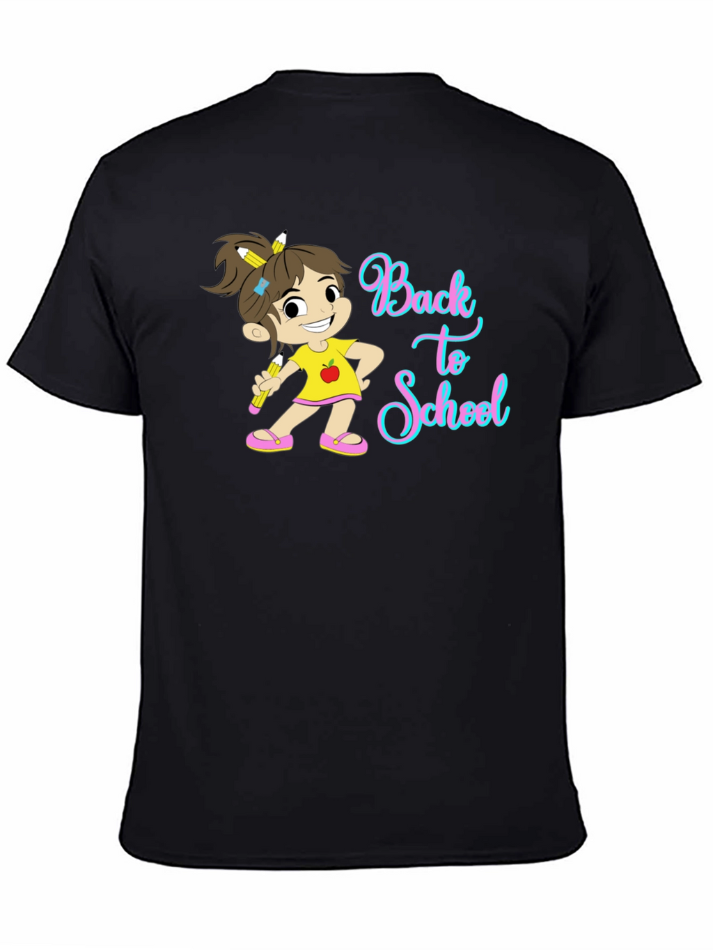 Back to School T-Shirt Cute Girl Design