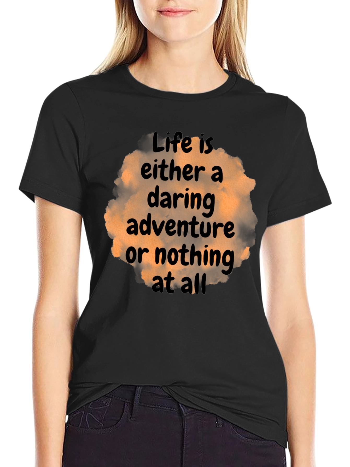 Daring Adventure Graphic Tee - Life Quote T-Shirt